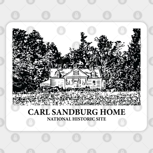 Carl Sandburg Home National Historic Site Sticker by Lakeric